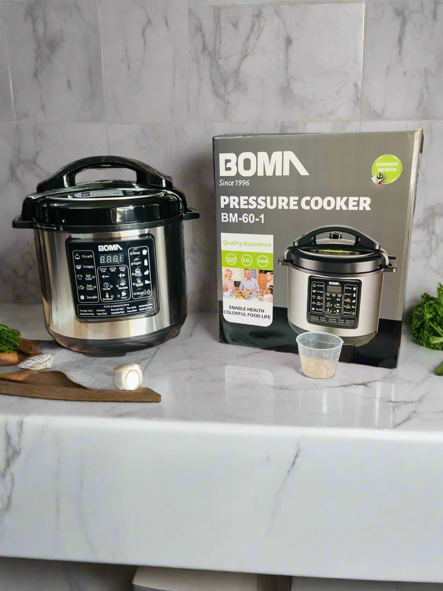 Boma 6 Liter Electric Pressure cooker . Multiple Function.