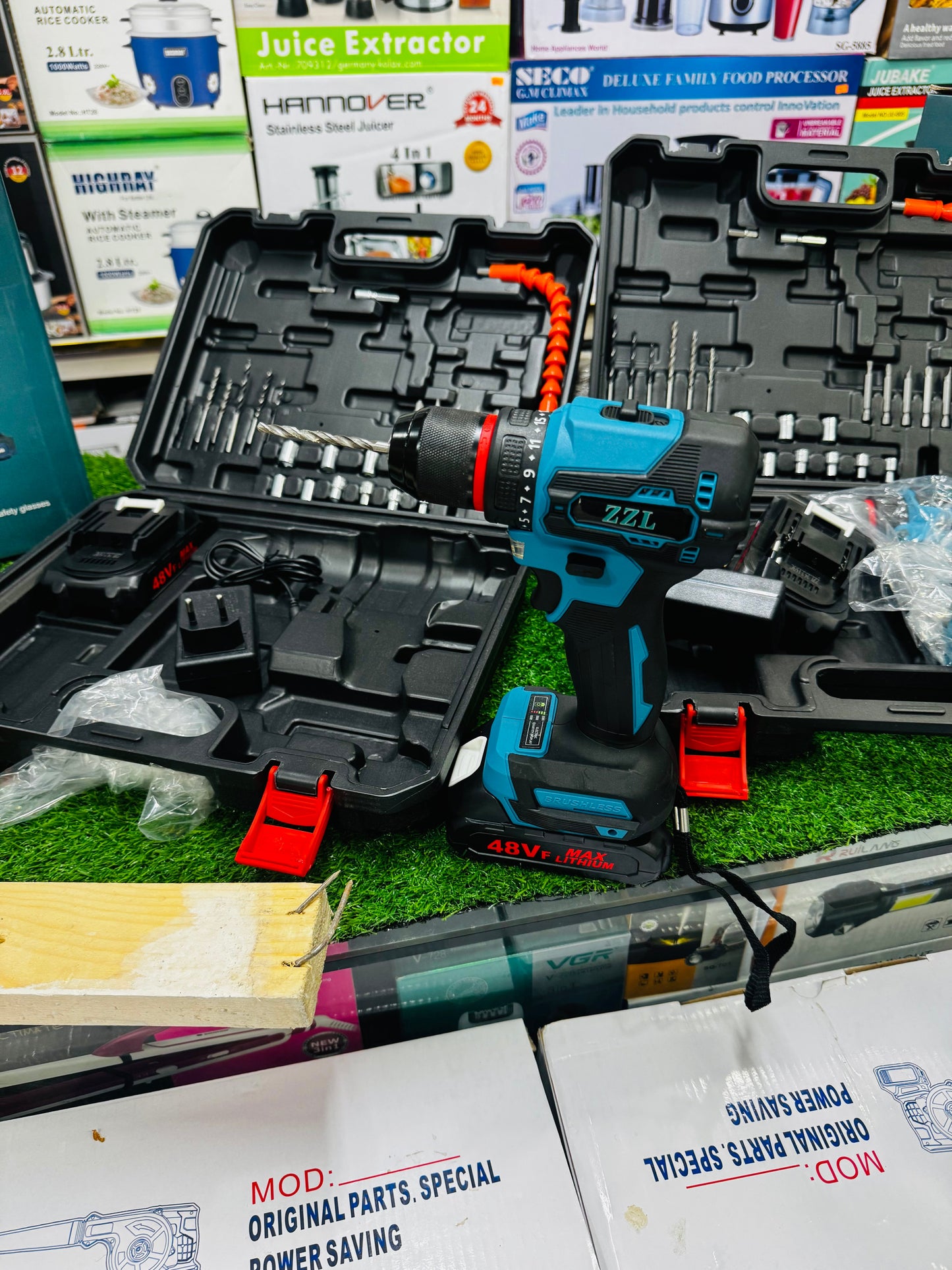 Lott imported ZZL 48 V drill machine tools box . Brushless model