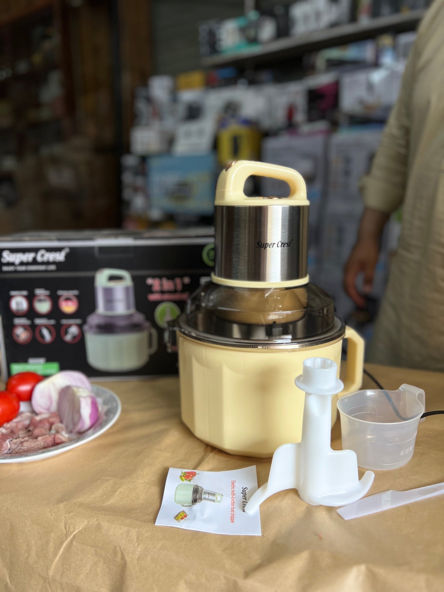 Super Crest Lott imported 2 in 1 Chopper + Stand Mixer