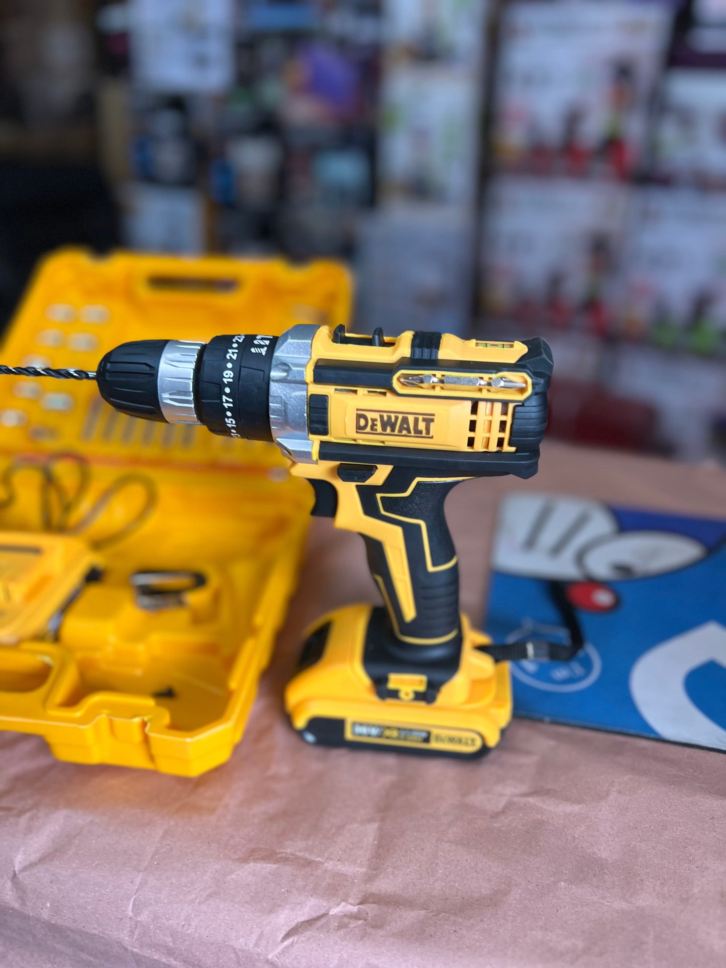 DeWalt Lott imported 24 V Rechargeable Drill machine .Tools Box Screwdriver 2 lithium battery