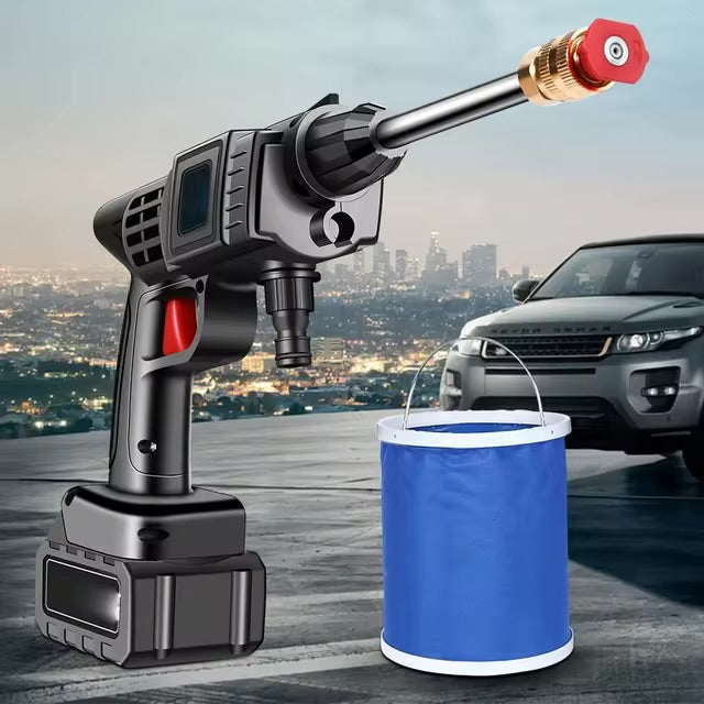 Lott imported rechargeable pressure washer car washer solar wash
