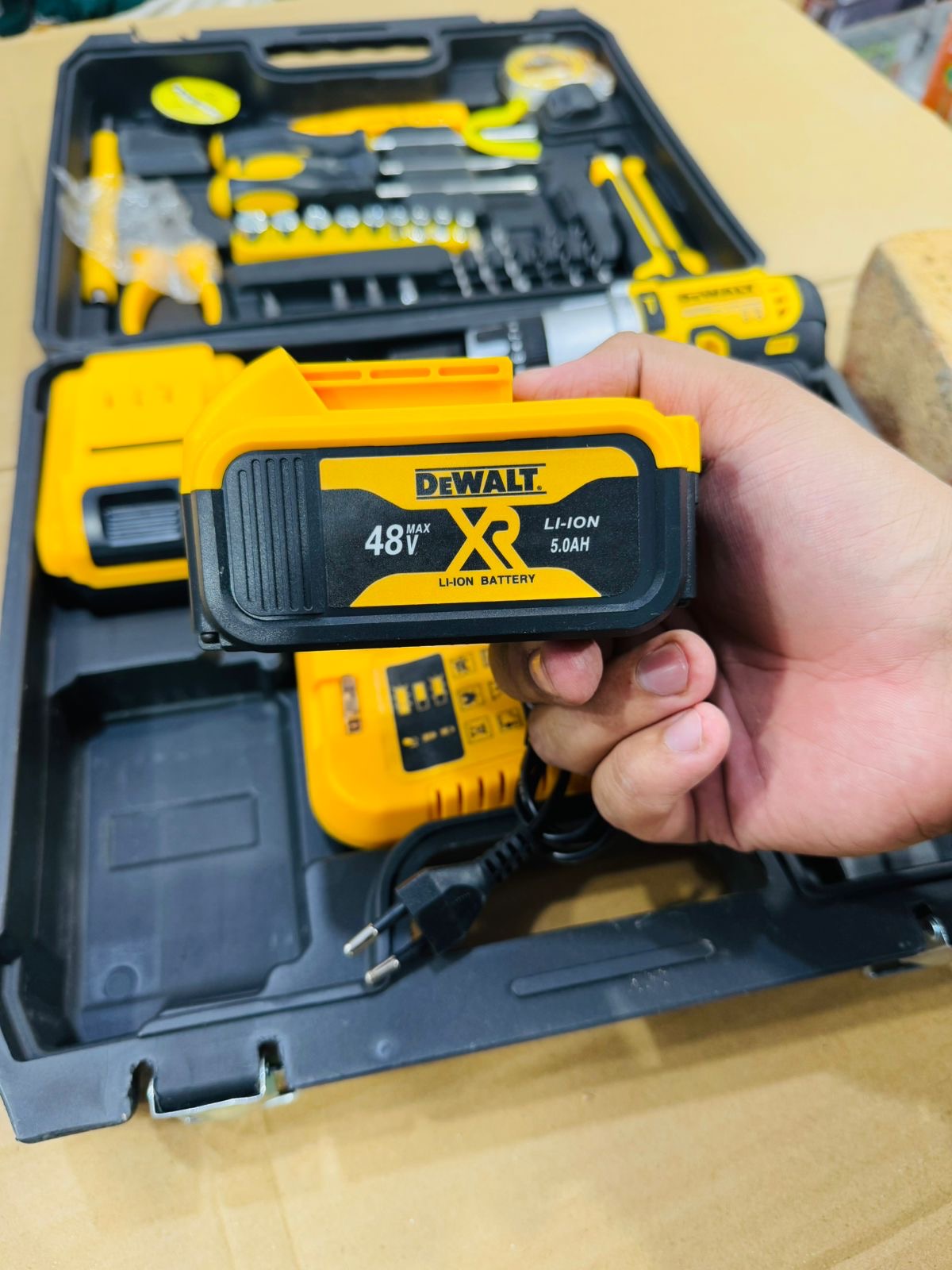 Dewalt German Lott imported 48 V drill machine tools box