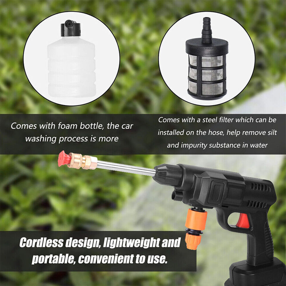 DONKIN Cordless Rechargeable High Pressure Washer (64V)