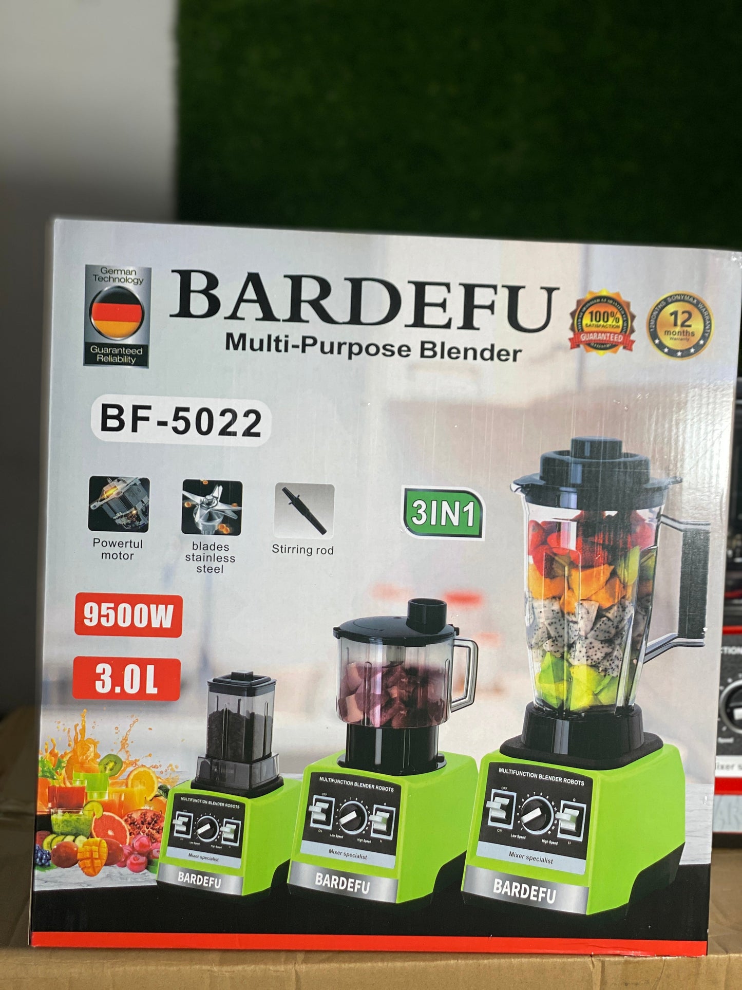 German Lot Imported Bardefu Multi Purpose Blender BF-5022