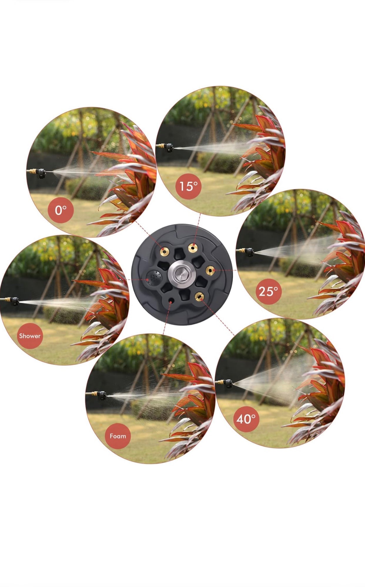 48V High Pressure Car Washer with 6 in 1 multi-function nozzle