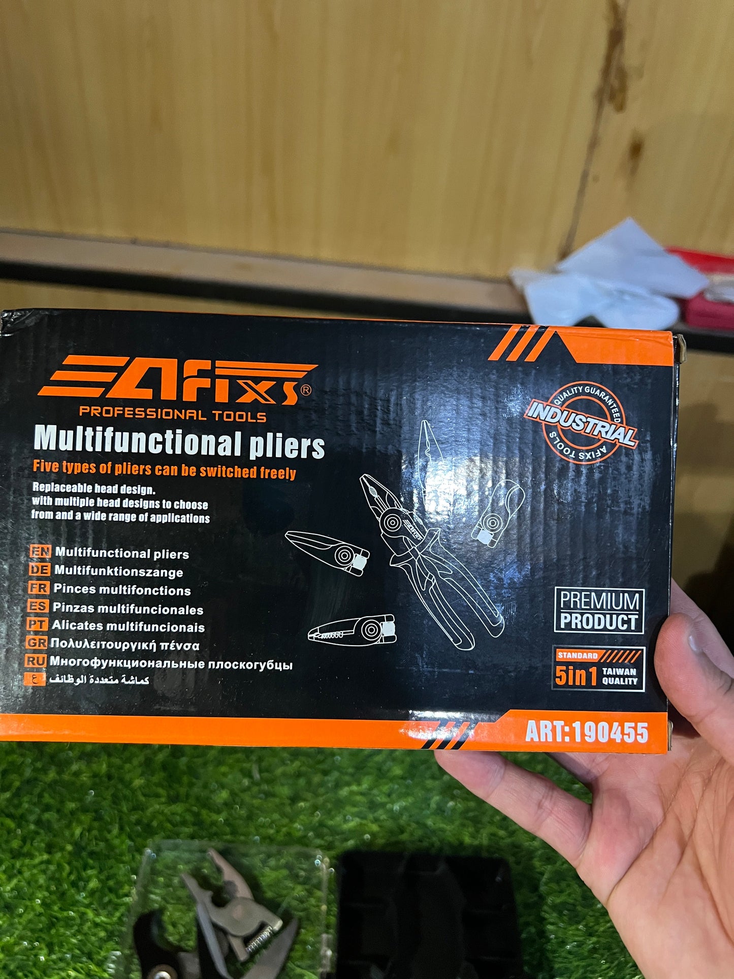 5 In 1 Multifunctional Plier Tool Set, Interchangeable Plier, Wire Cutter, Stripper, Crimping Pliers