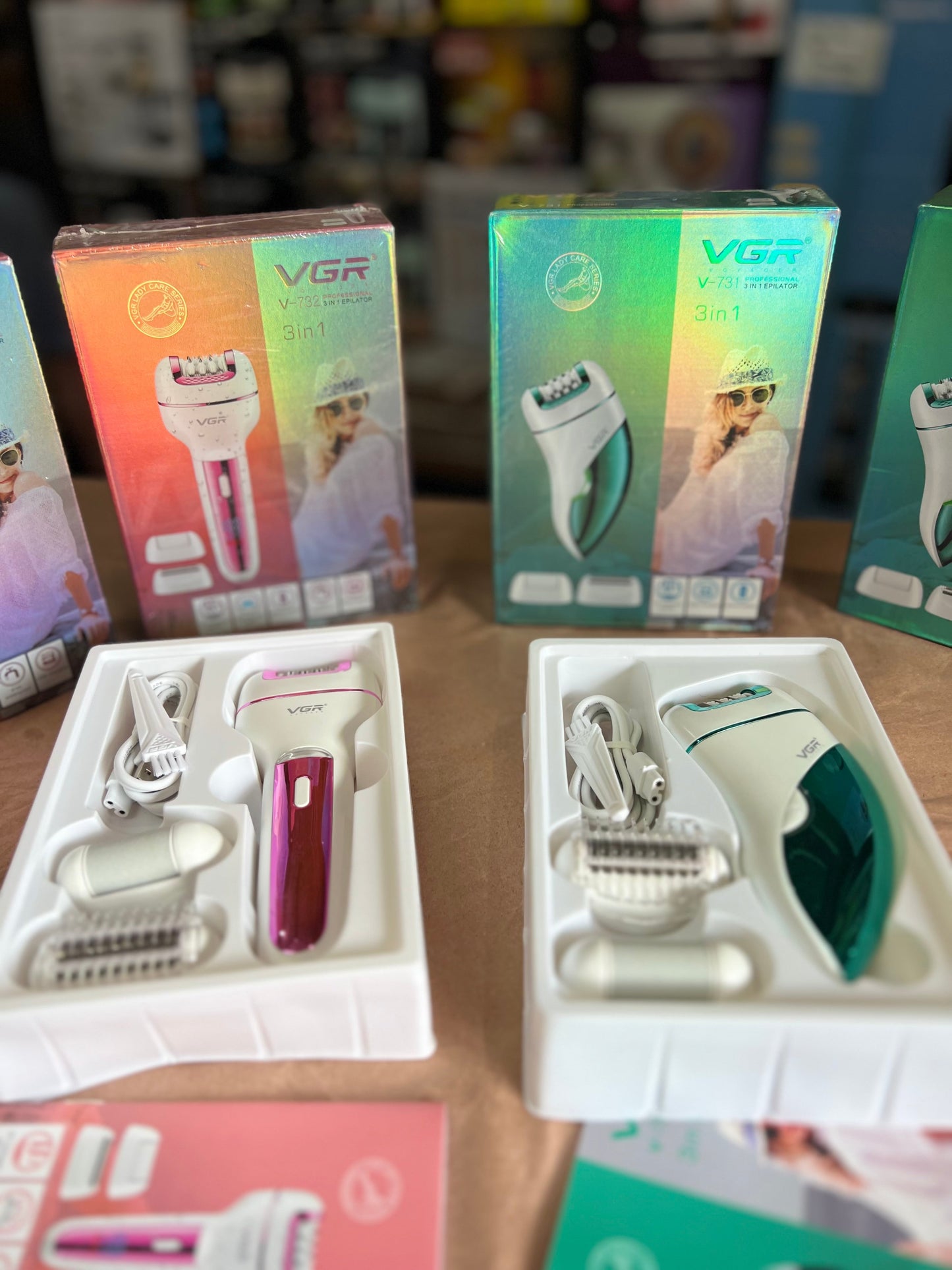 Orginal VGR 3 in 1 Epilator. Shaver trimmer Model .V731 & V732
