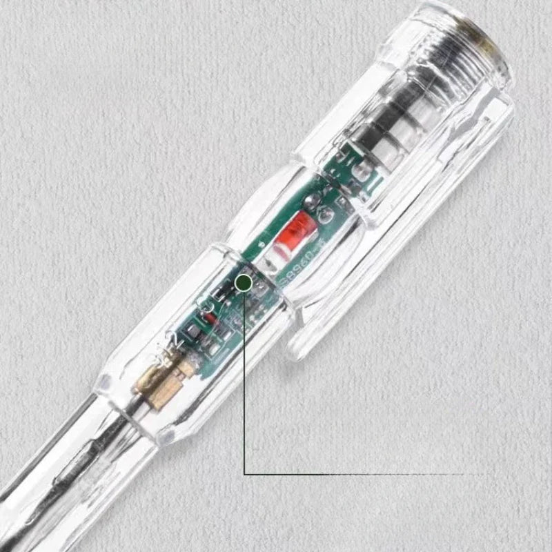 AC24-250V DC12-24V Intelligent Voltage Tester Pen Electric Screwdriver Test Pencil Induction Power Detector Circuit Indicator