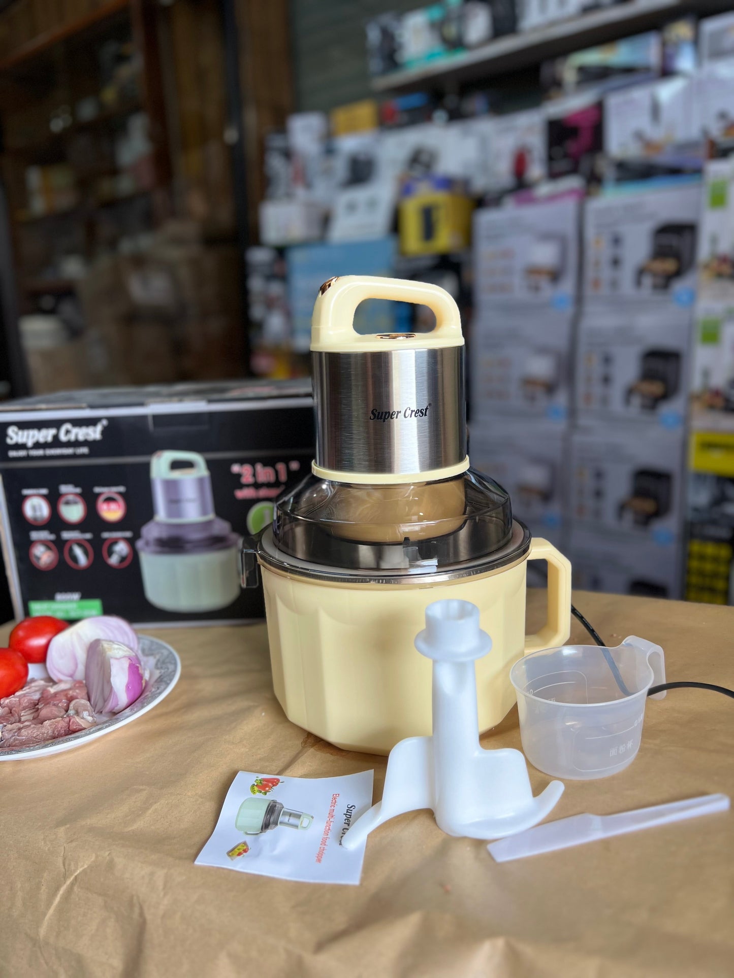 Super Crest Lott imported 2 in 1 Chopper + Stand Mixer