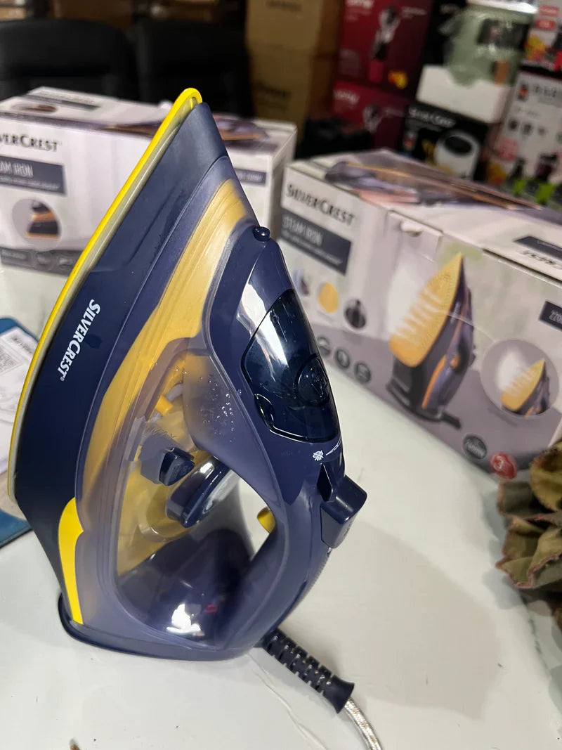 lott imported orginal silver crest steam iron . high quality 2200 watt