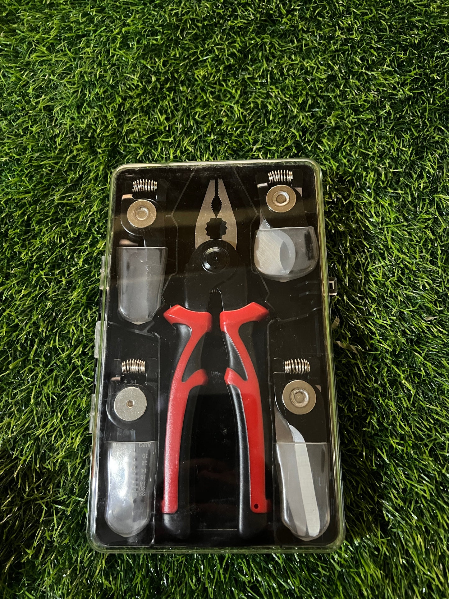 5 In 1 Multifunctional Plier Tool Set, Interchangeable Plier, Wire Cutter, Stripper, Crimping Pliers