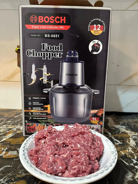 Lot Imported 5L BOSCH brand Meat and Vegetable Chopper LOT IMPORTED 5L BOSCH BRAND MEAT AND VEGETABLE CHOPPER