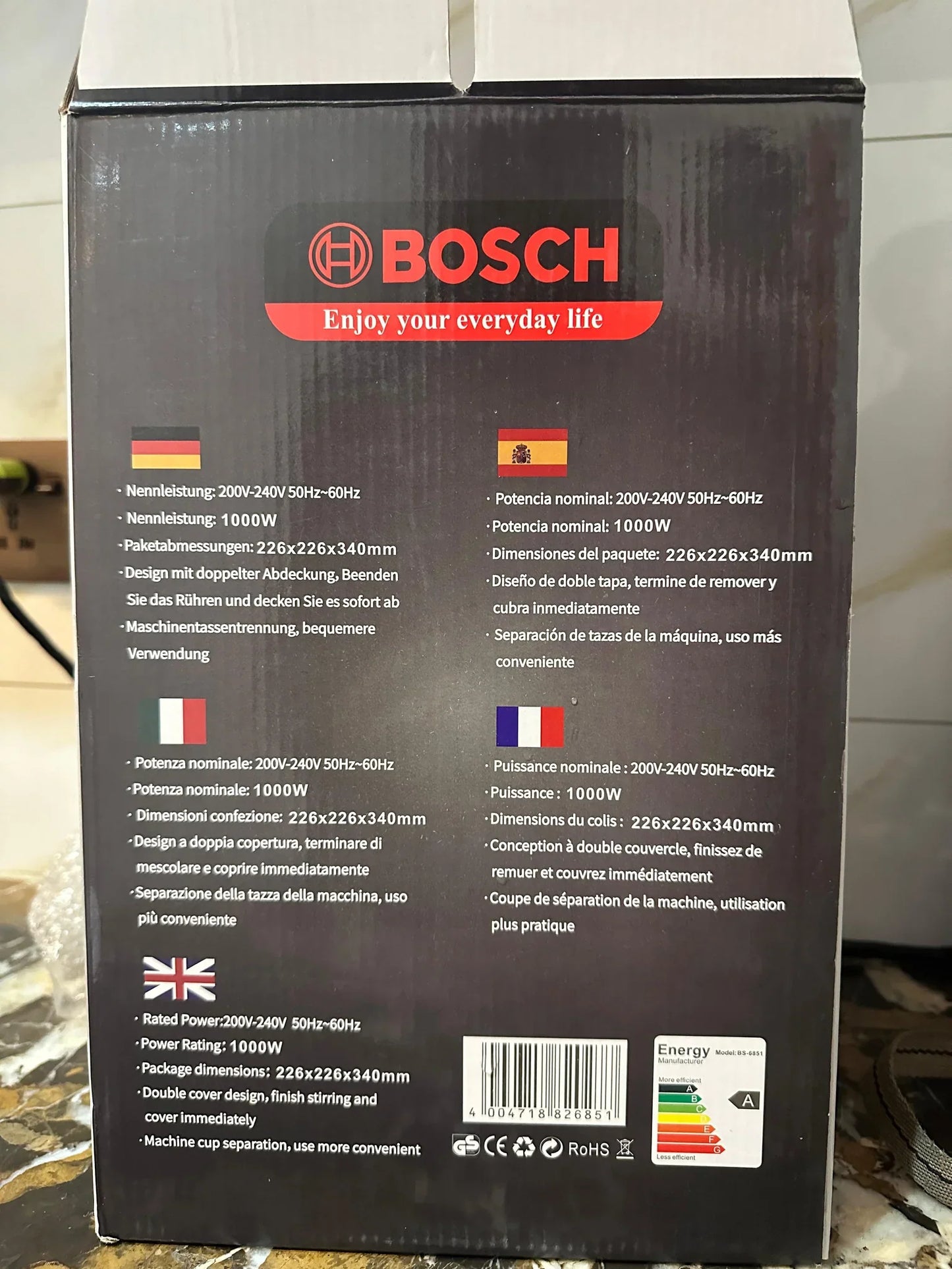 Lot Imported 5L BOSCH brand Meat and Vegetable Chopper LOT IMPORTED 5L BOSCH BRAND MEAT AND VEGETABLE CHOPPER