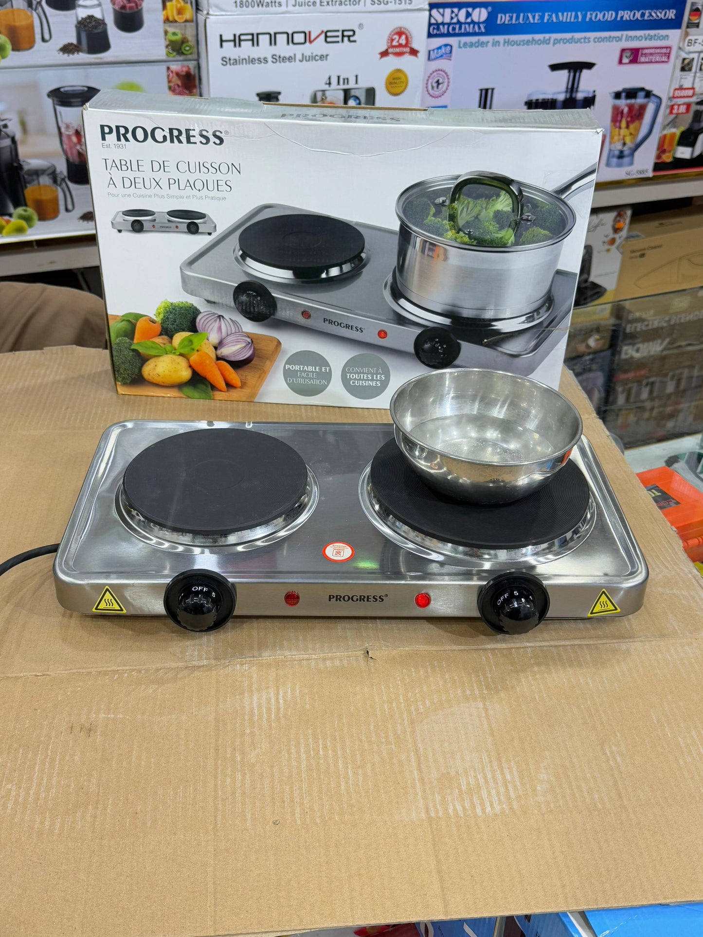 UK lott imported progress Electric Hot Plate 2500 watt only