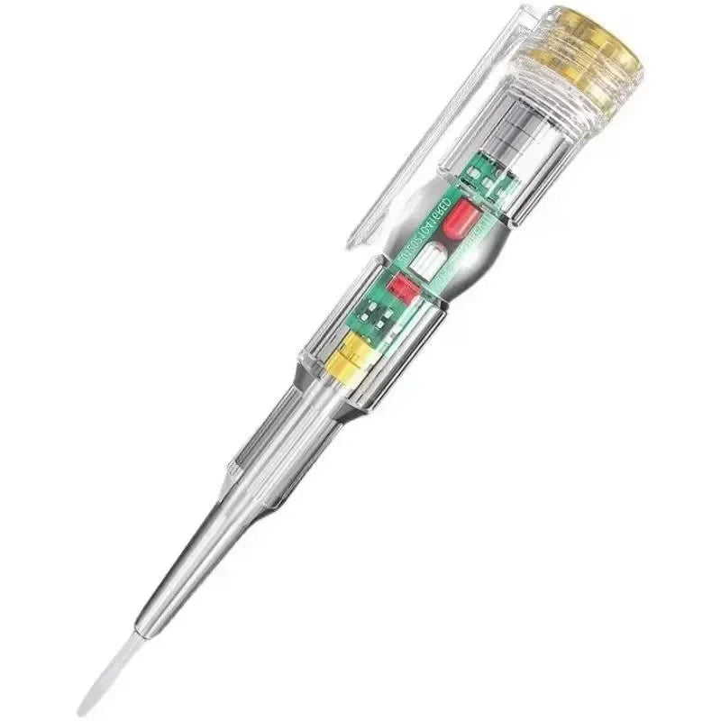 AC24-250V DC12-24V Intelligent Voltage Tester Pen Electric Screwdriver Test Pencil Induction Power Detector Circuit Indicator